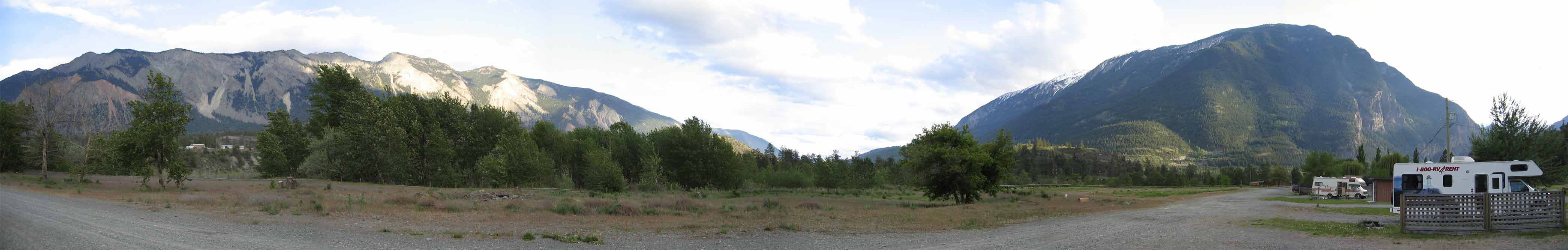 Panoramabild, weiter nach rechts schwenken